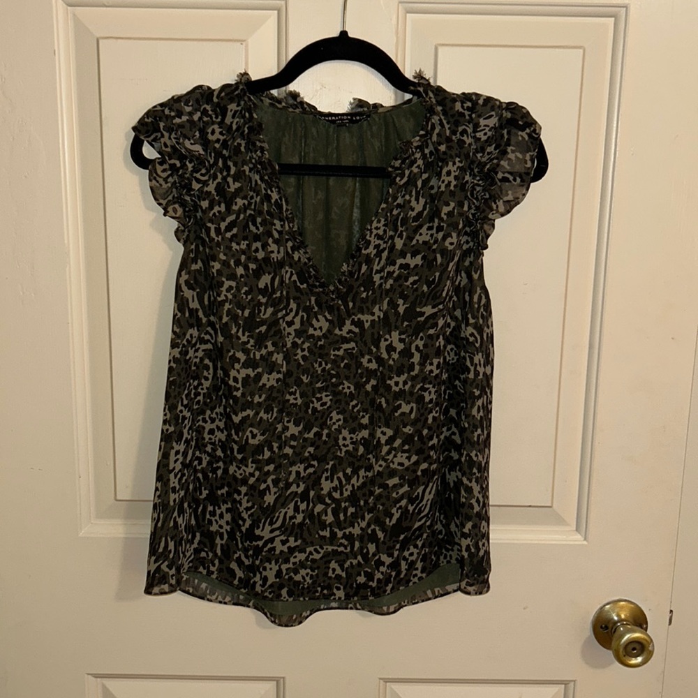 Generation Love Camo Top